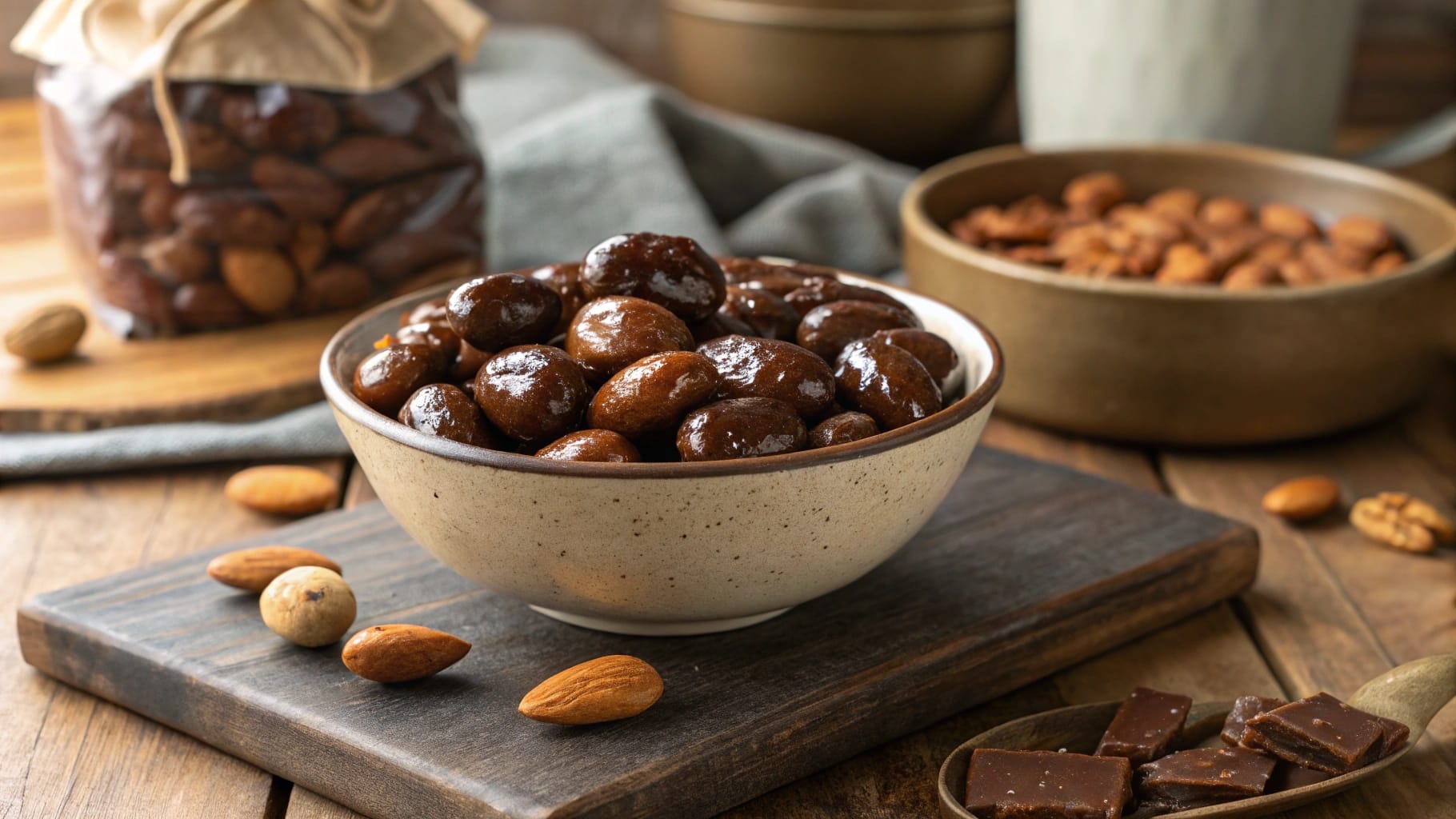 Featured Slow Cooker Chocolate Covered Nuts