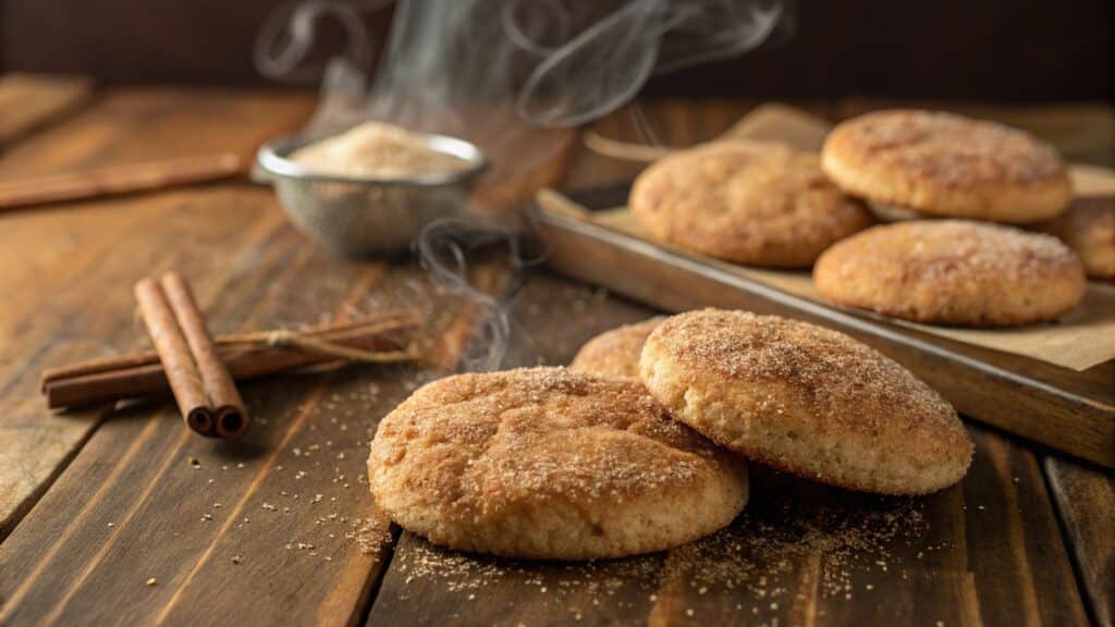 Freshly Baked Cinnamon Sugar Snickerdoodles