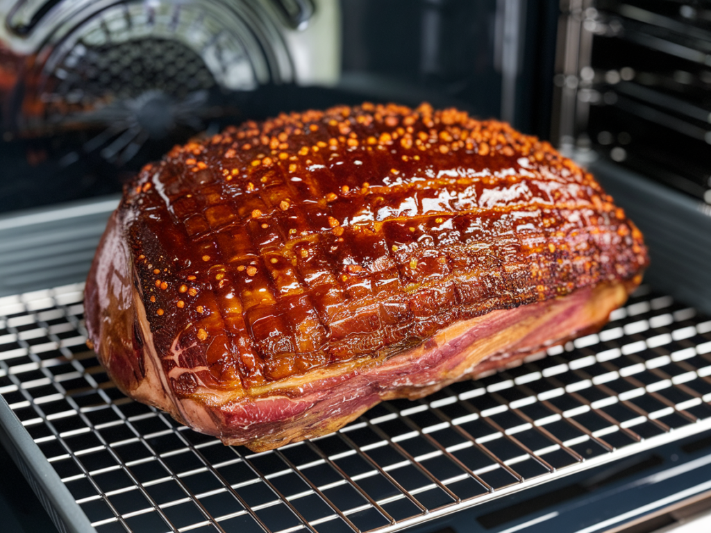 Pressure cooker cooking brisket with broth and aromatics to cook brisket in 2 hours.