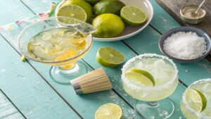 Homemade Margarita Mix Setup