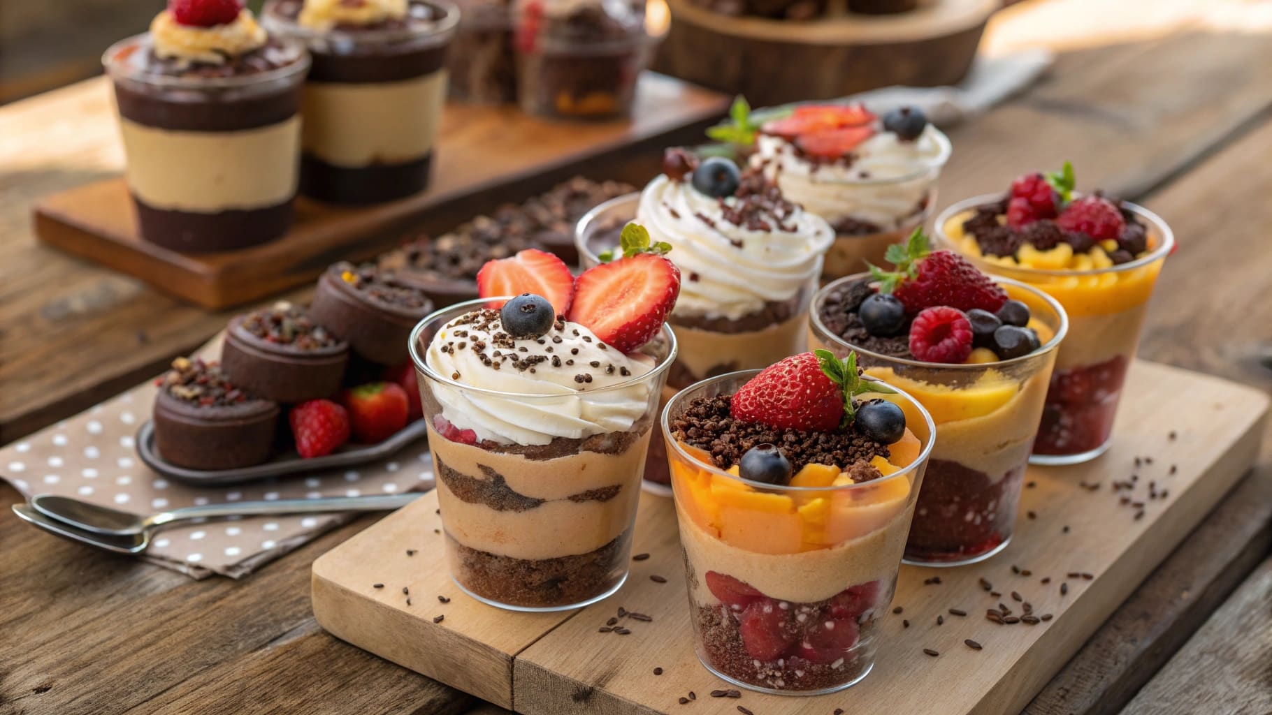 Variety Of Dessert Cup Recipes