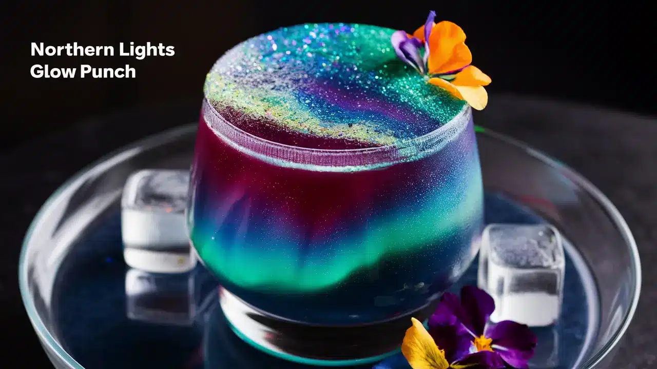 Northern Lights Glow Punch A Stunning Glowing Drink (1)
