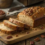 A Freshly Baked Loaf Of Alabama Pecan Bread Golde