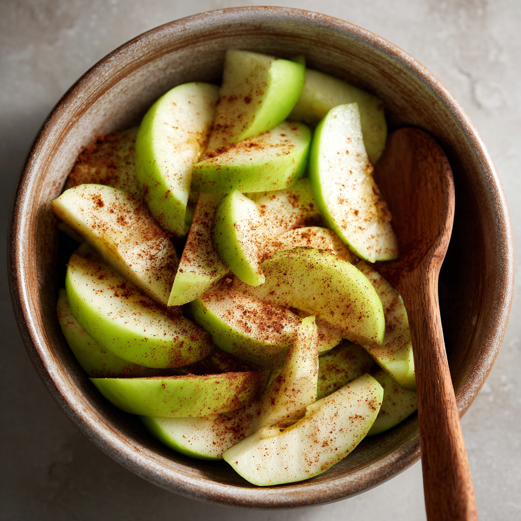 Granny Smith Apples Tossed in Cinnamon Sugar