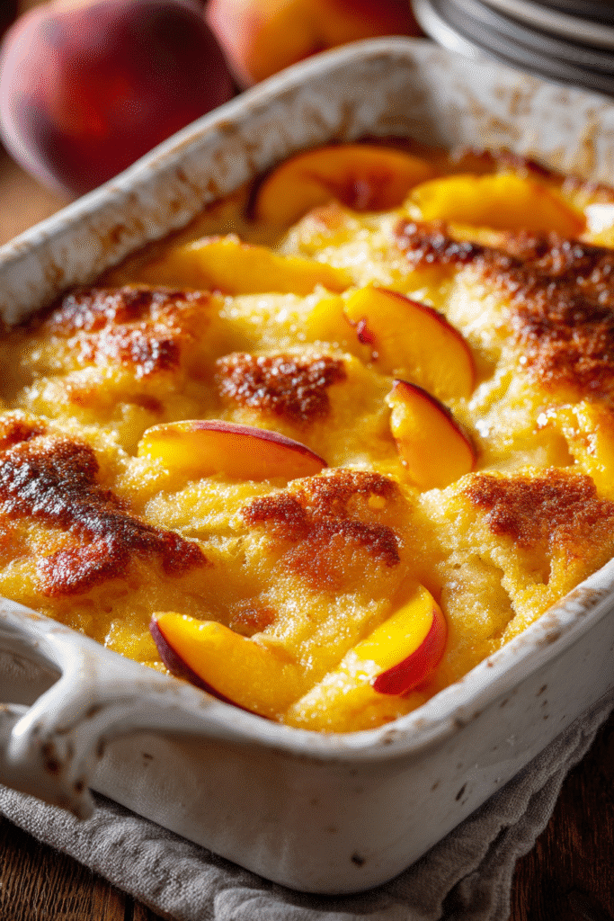 Cobbler With Fresh Peaches