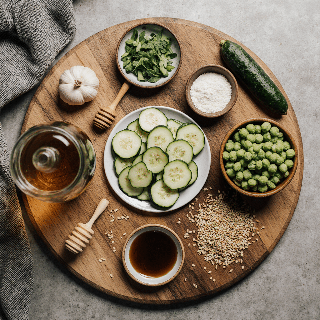 Asian Cucumber Salad Ingredients