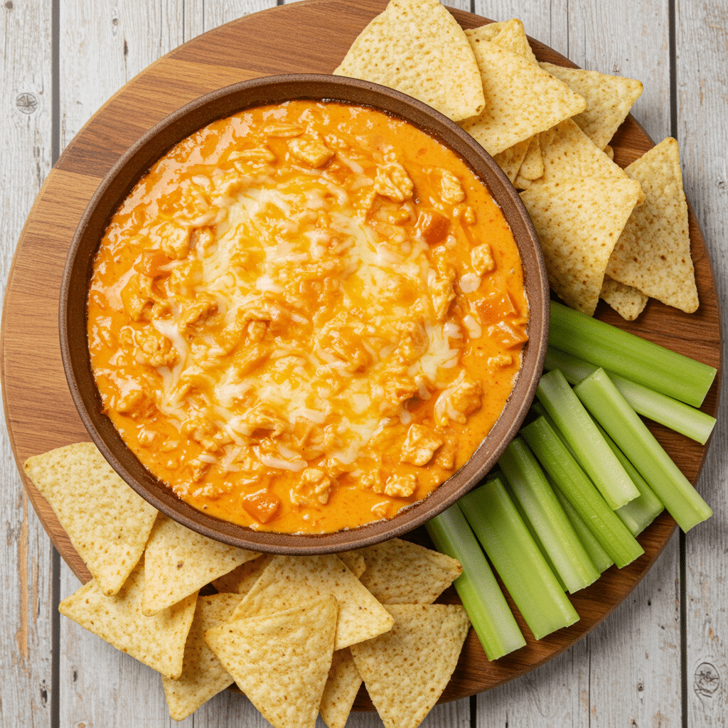 Easy Buffalo Chicken Dip