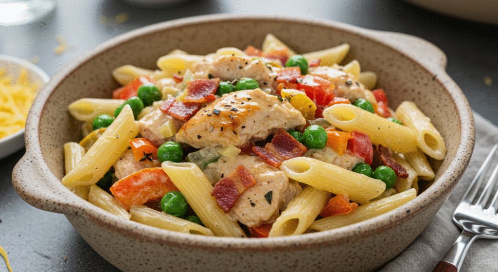 Chicken Bacon Ranch Pasta
