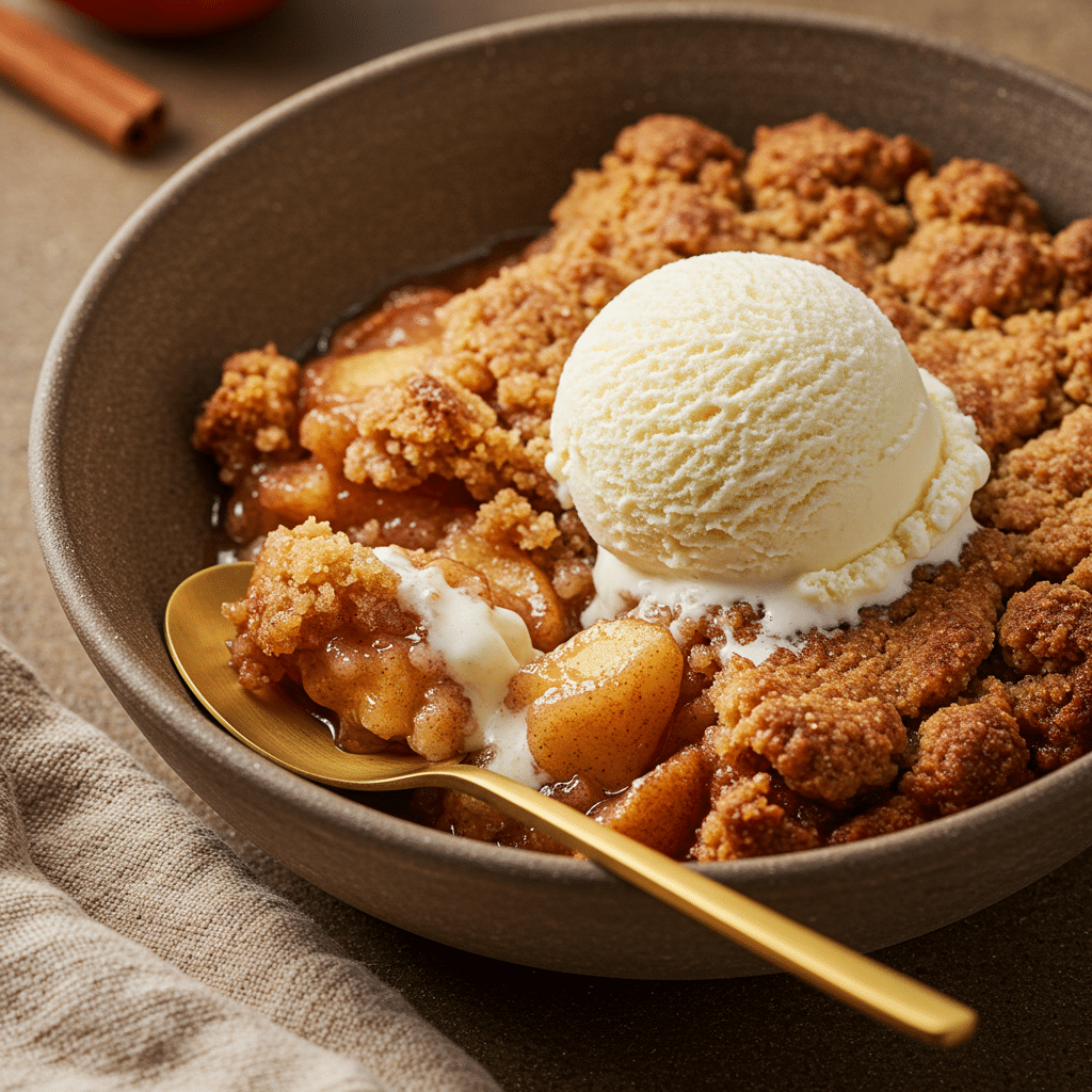 Apple Crisp Serving