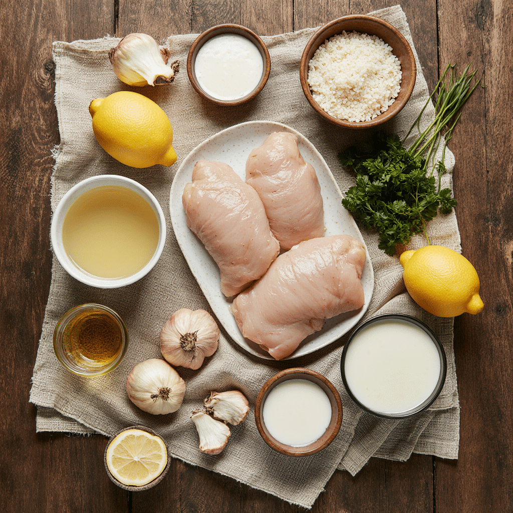 Chicken Breast Lemon Ingredients