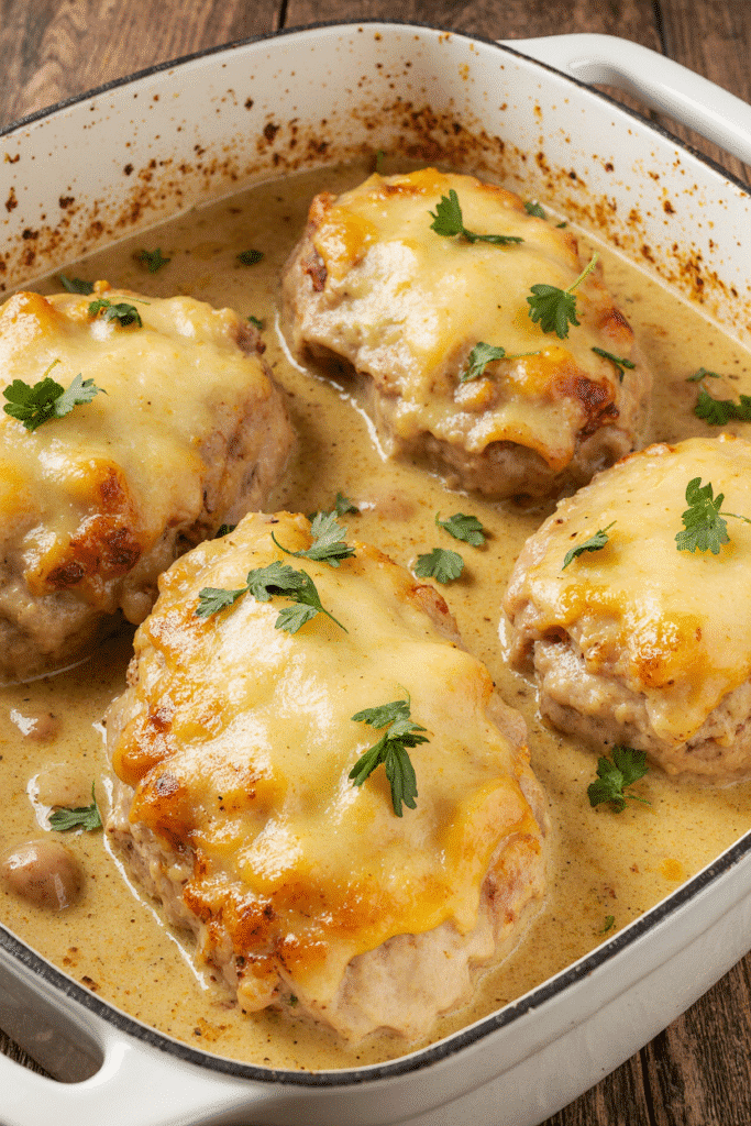 French Onion Dip Chicken Thighs Featured