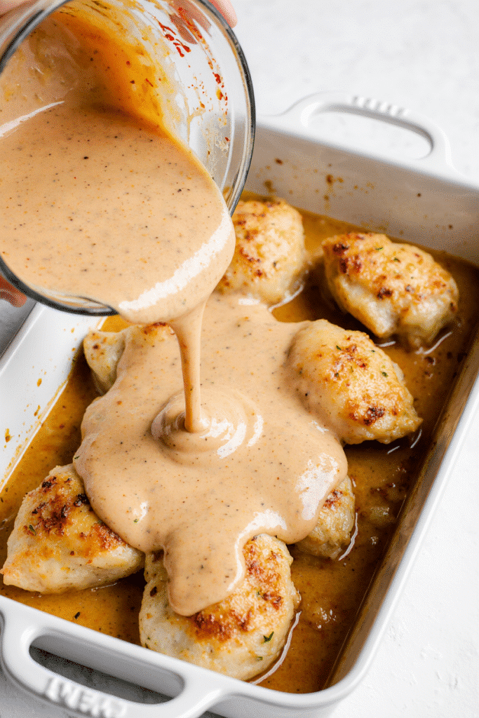 French Onion Dip Chicken Thighs Step