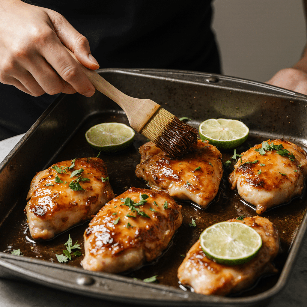 Honey Lime Chicken Thighs Step