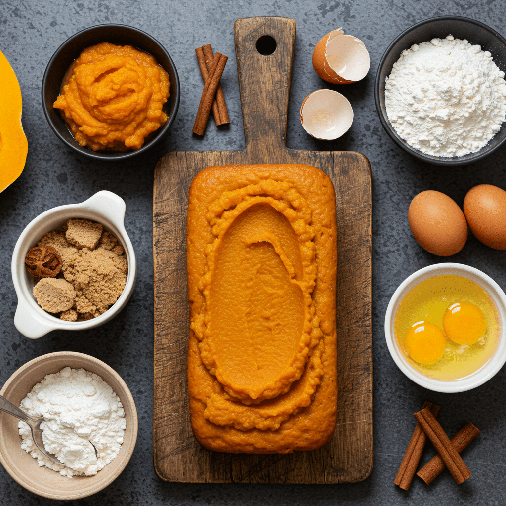 Ingredients Pumpkin Bread