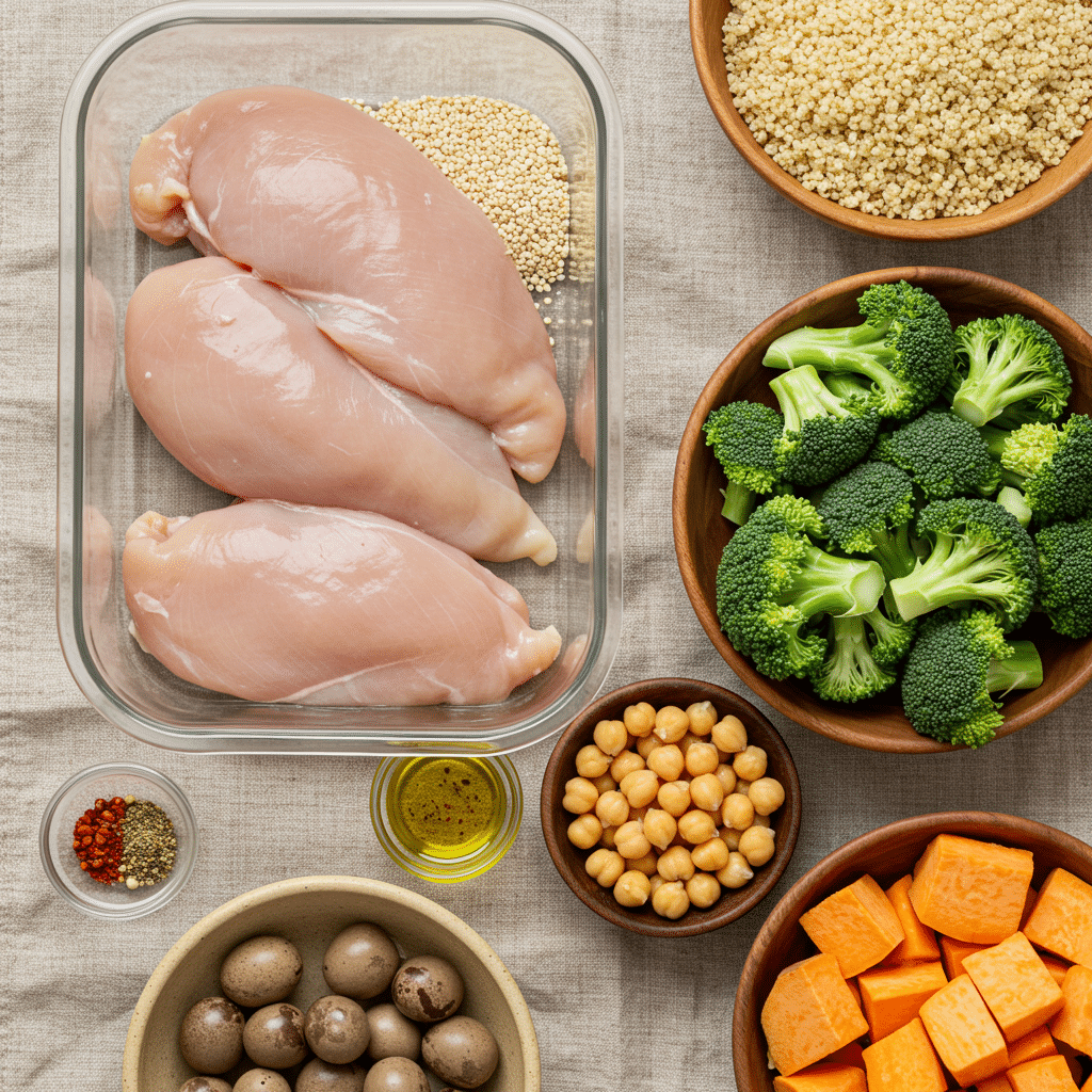 Meal Prep For The Week Ingredients