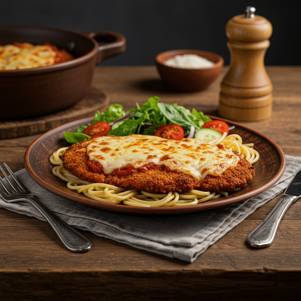 Serving Chicken Parmesan Recipe