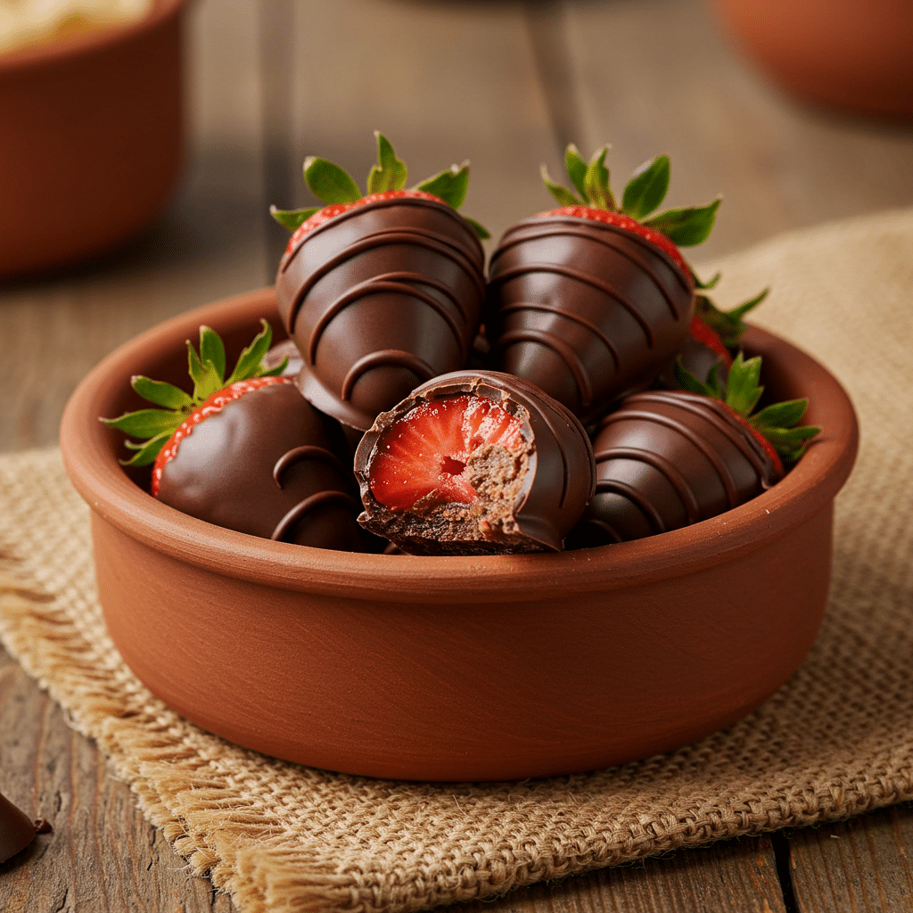 Serving Dubai Chocolate Strawberries