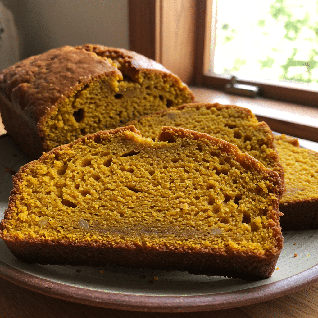 Serving Pumpkin Bread