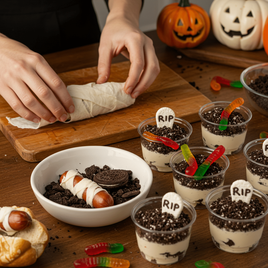 Steps Halloween Food