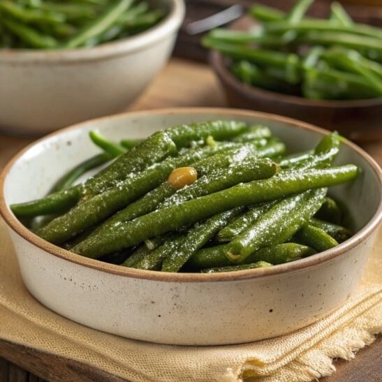 Close Up Featured Shot Of Green Bean Recipes On Ru