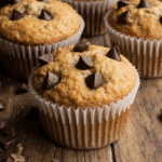 Close Up Of Mouthwatering Oatmeal Chocolate Chip Morning Muffins On A Rustic Wooden Table Warm Cozy Shjnmfadxkrikmro0vs0 2
