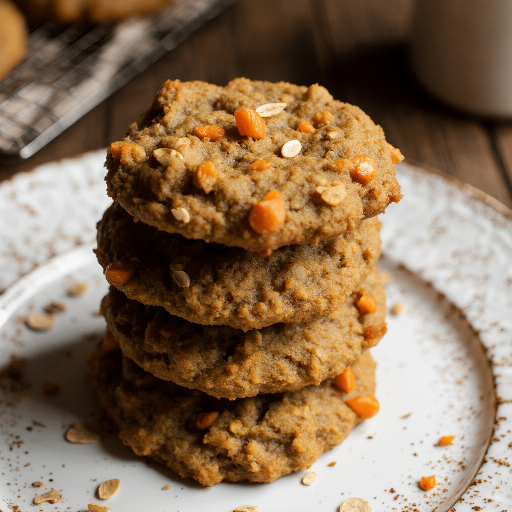 Easy Carrot Cake Oatmeal Cookies (1)