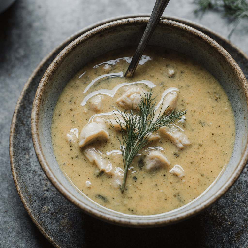 Greek Lemon Chicken Soup Avgolemono (2)