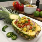 Pineapple Salsa In A Pineapple