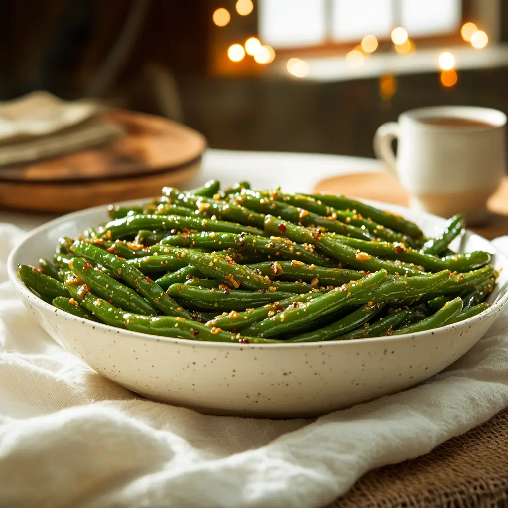 5 Ingredients Crack Green Beans Glossy Saucy (2)