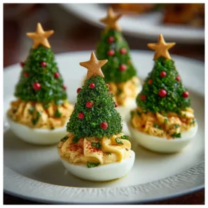 Christmas Tree Deviled Eggs! (1)
