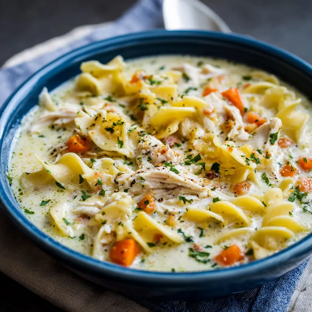 Creamy Chicken Noodle Soup (1)