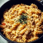 Creamy Ground Beef Pasta (1)