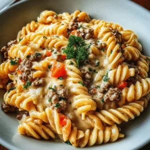 Creamy Ground Beef Pasta (2)
