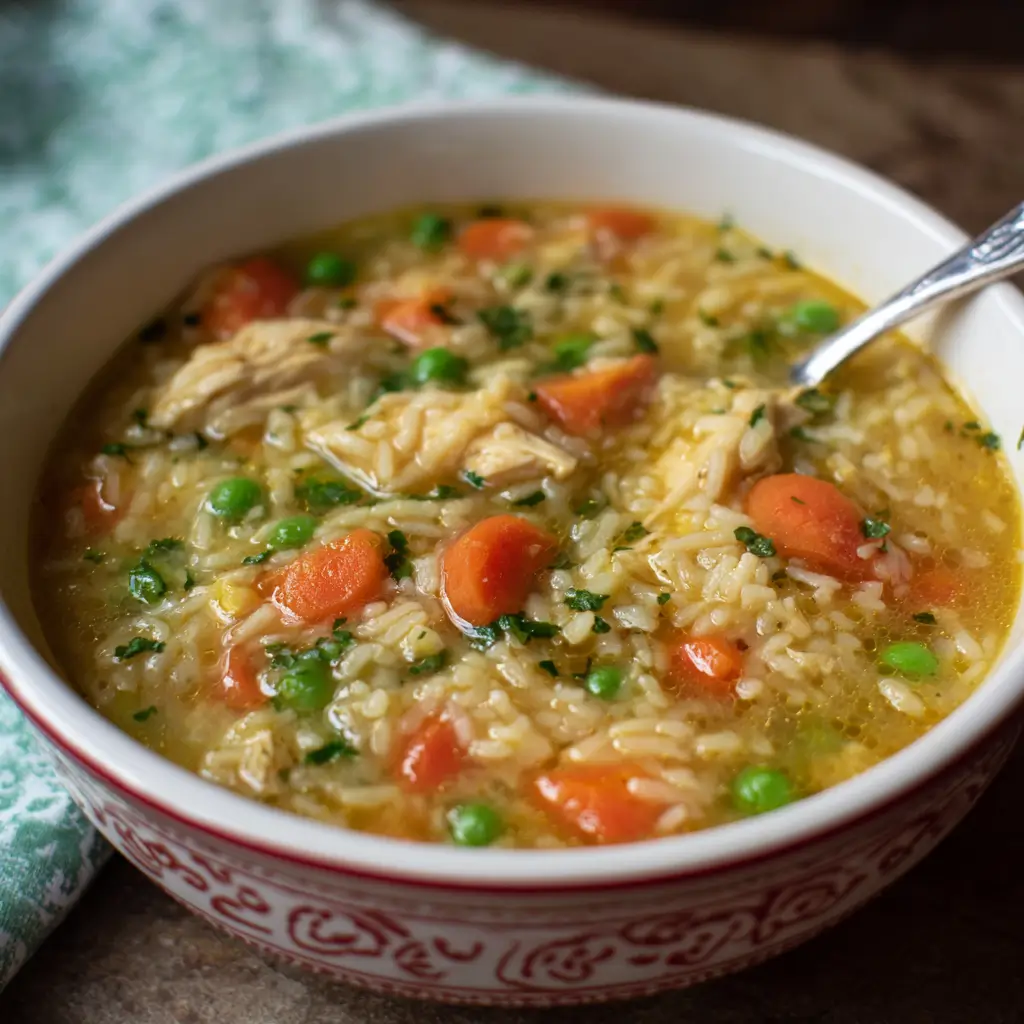 Easy Chicken And Rice Soup