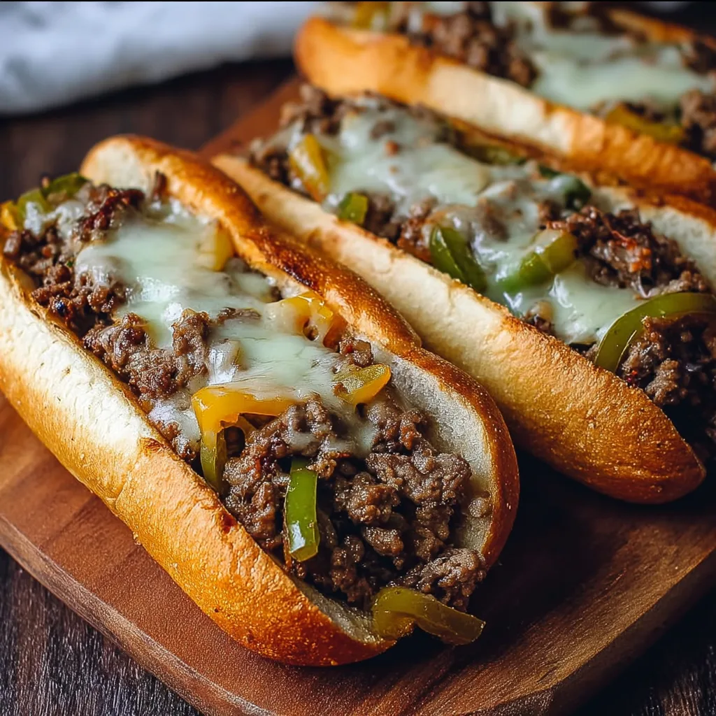 Ground Beef Philly Cheesesteaks (1)