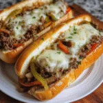 Ground Beef Philly Cheesesteaks (3)