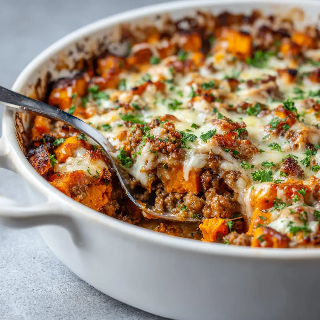 Ground Turkey Sweet Potato Casserole