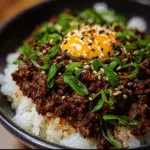 Korean Ground Beef Bowl