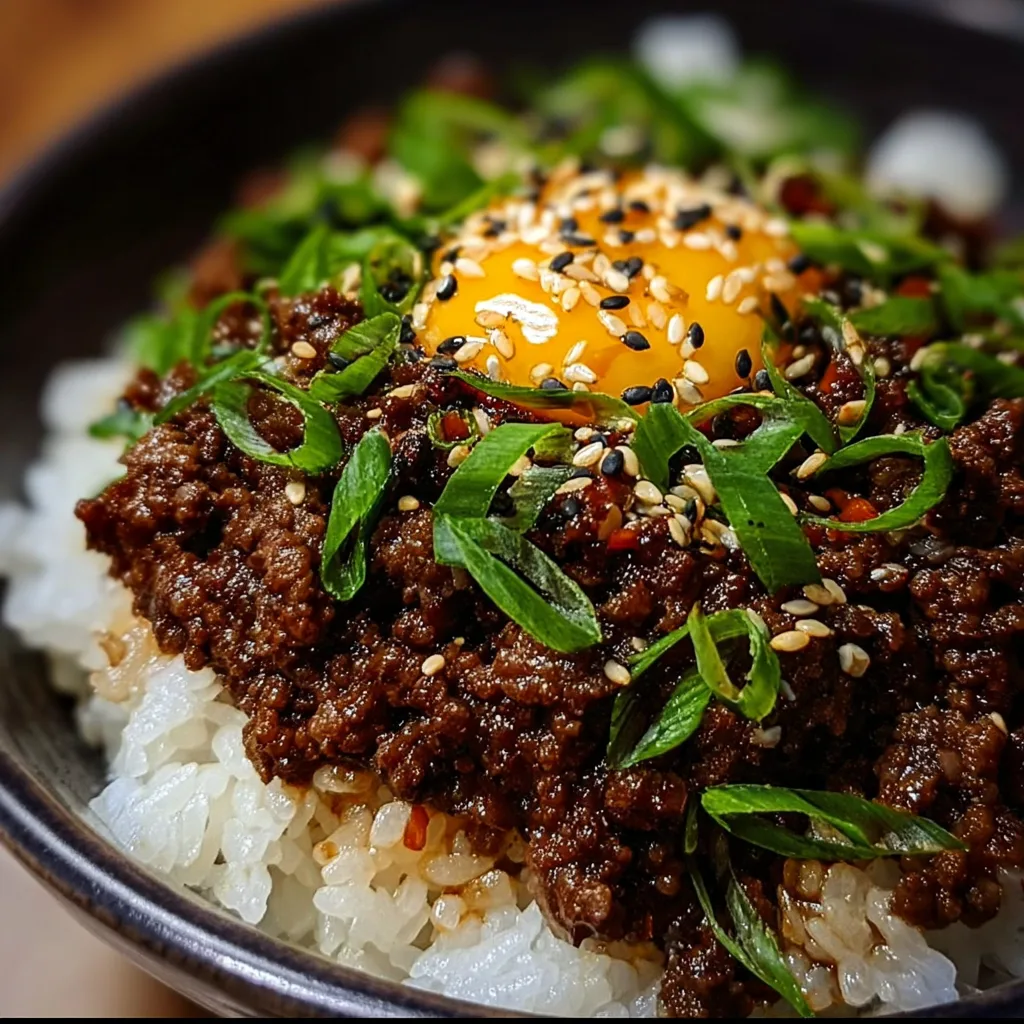 Korean Ground Beef Bowl