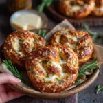 Mozzarella Stuffed Rosemary Parmesan Soft Pretzels Recipe (3)