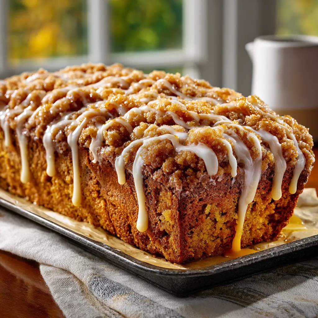 Pumpkin Coffee Cake (9x13) With Ridiculous Streusel (1)