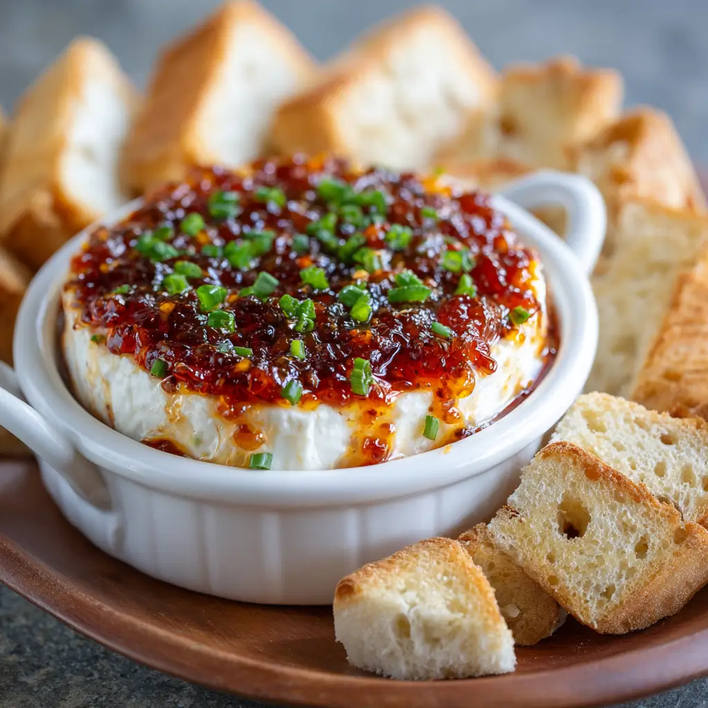 Quick Pepper Jelly Cream Cheese Appetizer Dip And Bites (2)