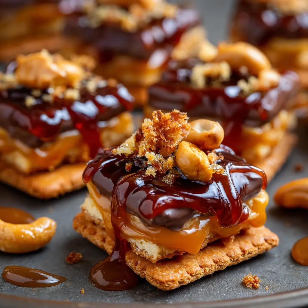 Salted Caramel Cracker Bites (3)