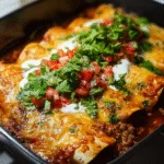 Simple Photo Of Ground Beef Enchiladas (2)