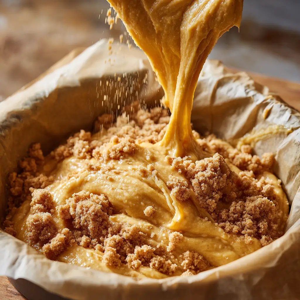 Spiced Pumpkin Coffee Cake With Crumb Topping Recipe (2)