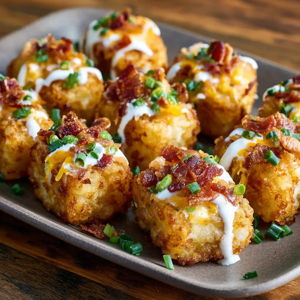 Tasty Loaded Tater Tot Appetizers Recipe (3)