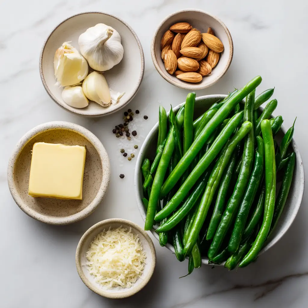Ultra Zoom Macro Of Glossy Sauted Green Beans (2)