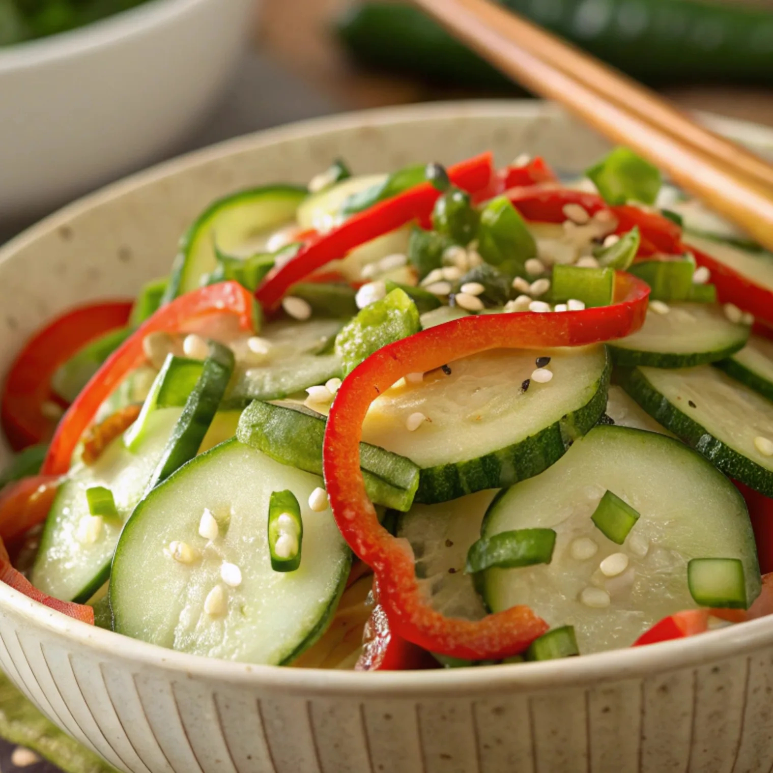 Asian Cucumber Salad So Yummy Home Made 