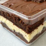 Brownie Refrigerator Cake Brownie Refrigerator Cak (1)