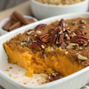 Closup For Recipes Sweet Potato Casserole